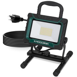 55W LED Work Light 6000LM, Portable Flood Light Outdoor Waterproof, Adjustable Work Light with Stand for Garage, Workshop, Construction Site, 13.12FT Cable – Unique Tools Gifts, AST8355