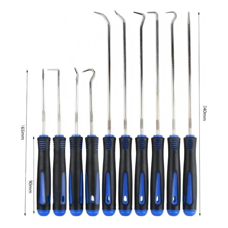 Juego Ganchos Garfios Extra Largos Para Oring 300mm 10pz
