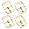 sourcing map Metal Roller Buckle, 4Pcs 0.75" Single Prong Belt