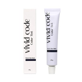 VIVID CODE Brow Color Tint for Eyebrows (Mystic Blue Black 20ml)