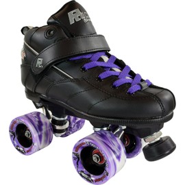 ROCK GT-50 Roller Skates w/Purple Wheels & Laces