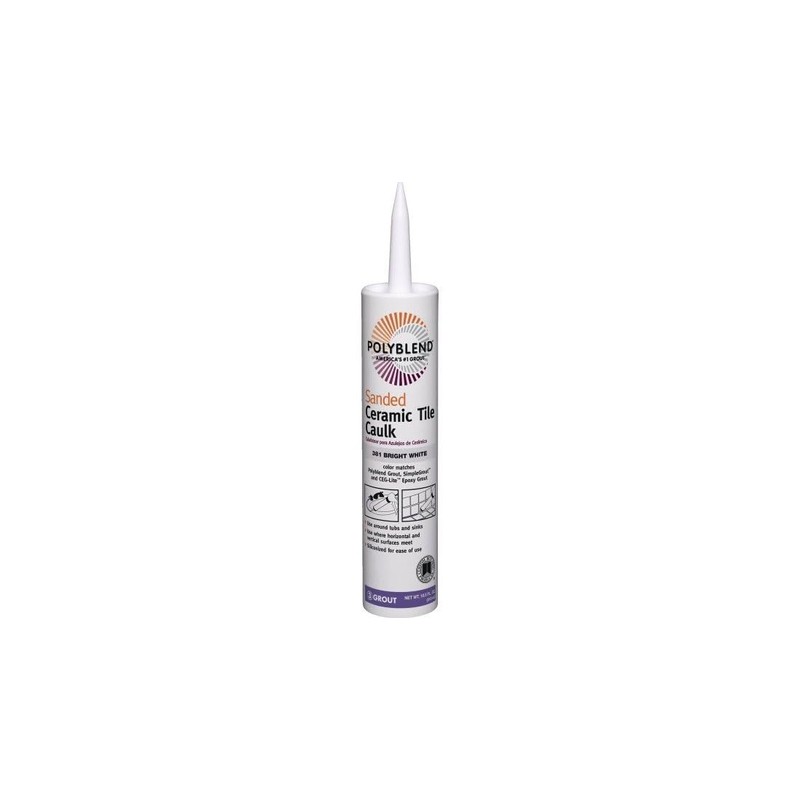 Bright White Tile Caulk