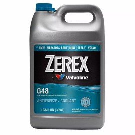 ZEREX G-48 /Valvoline G48 x1 Gallon OEM ZEREX-G48 (BLUE) Engine Coolant Antifreeze For MERCEDES MINI VOLVO