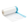 ProDec 110cm x 25m Pre-Masked Polythene Dust Sheet Roll, Dustproof