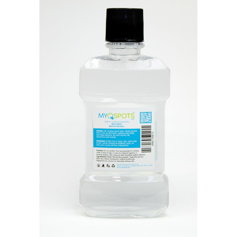 MYOSPOTS Natural Mouth Rinse with Hydroxyapatite - Mineralizing Dental Care