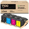 Phaser 7100 High Capacity Toner Cartridge Set 4-Pack Replacement for