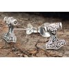 Thor's Hammer Stud Earrings 925 Sterling Silver No. 30, Sterling