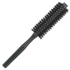 Boar Bristle Round Brush, Small Mini Round Brush with Natural