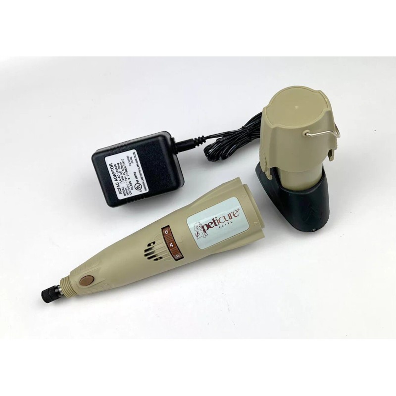 PETICURE 9.6V CORDLESS RECHARGEABLE PET NAIL TRIMMER FOR DOG AND