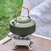 1L Outdoors Kettle Heat Resisting Stainless Steel Teapot Portable Camping