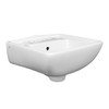 Small Wall Mount Bathroom Sink 12.4"x11" White