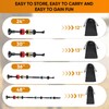Hbpanan Blow Dart Gun - 36" Blowgun Hunting Kit, 3-Tube