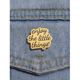 Unisex Casual Letters Design Brooch, Cute Novelty Badge for Clothes & Hat & Backpack Decor, Chic All-match Accessories for Women & Men