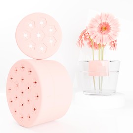 YUANFOU 2PCS Spiral Stem Supports, Innovative Vase Supports for 2024 Suitable for Multiple Sizes, Silicone Flower Arranging Support with Twist Rings for DIY Bouquets