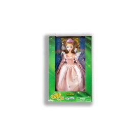 OZ 125TH Aniversary 11" Glinda Fashion Doll & Accessories,Poseable, with a Piece of The Yellow Brick Road