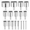 Diamond Set, 17 PCS Tile Drill Bits Diamond Drill Bits