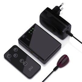 CSL - 4k HDMI Switch 3 Port HDMI Switch - 3D CEC - 36 Bit Deep Colour - Full HD 1080p Ultra HD 2160p Resolution up to 4K at 30Hz