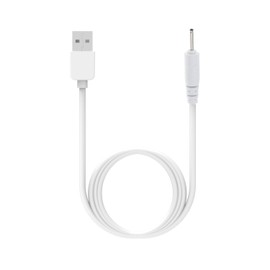 for PRITECH Facial Cleansing Brush Charger USB Durable Portable DC Charging Cable Replacement Charger Cord (White)