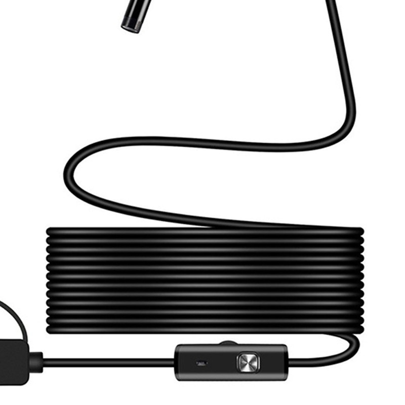 USB Industrial Endoscope Snake 5m Cable High Definition Metal Inspection