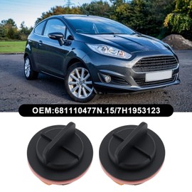 Briny River 2 Stück Autolampenfassung für Frontblinker 681110477N.15 7H1953123 Kompatibel mit Ford Fiesta 2008-2016