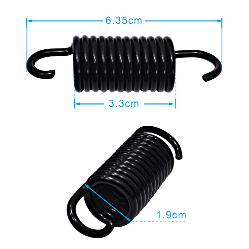 Fromann 8 Pcs Black 63.5mm Electric Sofa Chair Replacement Spring