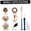 Mipcase Hand Drill Set Steel Pin Vise Jewelry Drills for
