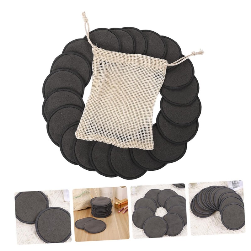 Ipetboom Sets Reusable Makeup Remover Pads Cleansing for Face Makeup