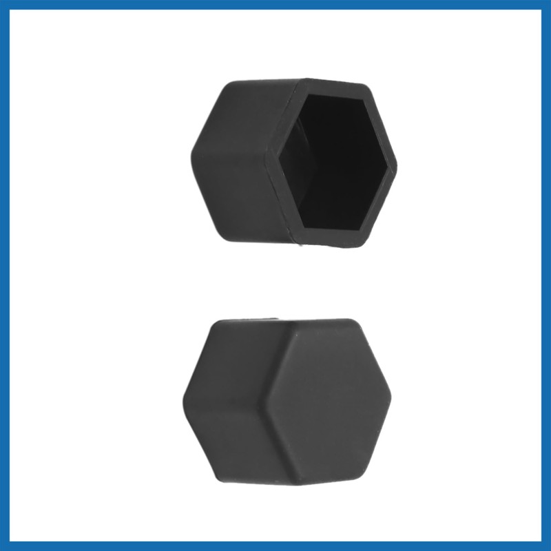 A ABSOPRO 20pcs 19mm Rubber Car Wheel Tire Tyre Nut