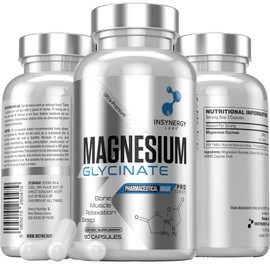 Ultra Premium Magnesium Glycinate Supplement (Pro Series Magnesium 1,500mg) Magnesium Bisglycinate 90 Vegan Magnesium Tablets
