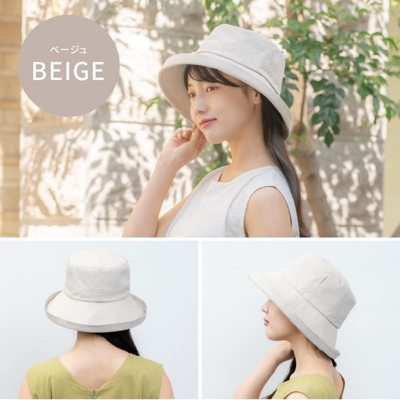 [PROTECT U] Protect U UV Cut Hat, 99.99% Light Blocking,
