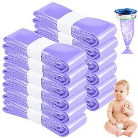 EOPUOZS Nappy Bin Refill Cassettes, Refill Film Nappy Bin, Odour-Proof Thickened, for Tommee Tippee, Angelcare, LitterLocker, Octagonal Nappy Bin, Spross