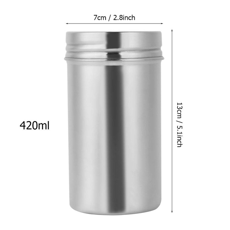Milltrip Stainless Steel Sealed Food Storage Jar Container Portable Tea