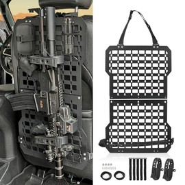 Truck Gun Rack Molle Seat Back Organizer Gun Holder Molle Panel for Vehicles Tactical Truck Mount Panels