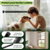 Gadgetzan 4 Pack Window Security Bars Adjustable 11"-18",Portable Short Sliding