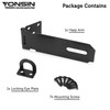 YONSIN 5" Door Padlock Safety Hasp Latch, Door Hasp Clasp