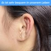 Pretwad 16 Stück Transparenter Lippenpiercing Stecker Retainer,Nasenpiercing/Ohrringe (für Sport),Lippenpiercing-Schmuck aus