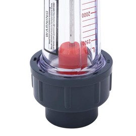 ABS Plastic Pipe Flow Meter, Plastic Flat Mouth (Inner Diameter 32mm), LZS-25 (D) 250~2500L/H