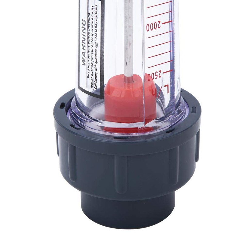 ABS Plastic Pipe Flow Meter, Plastic Flat Mouth (Inner Diameter