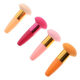Mikinona Dry Powder Long Handle Beauty Stick 4pcs Makeup Powder Fine Craftsmanship Compact Practical