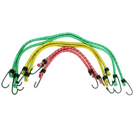 Polypro 6 Pcs Bungee Cord Multipack- 2 Each In Sizes 12", 18", 24"