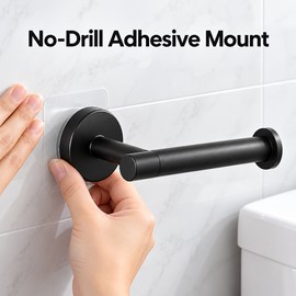 Matte Black Bathroom Hardware– Toilet Paper Holder 