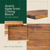 EZ FURNITURE Non-Toxic Set 3 Acacia Cutting Board, Pre-Oiled Premium
