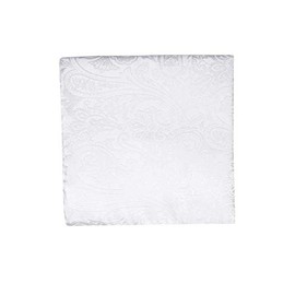 OLYMP Men's Pocket Square Pocket Square Plain, White