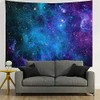 Roveking Bohemian Elephant Tapestry, Blue Galaxy, M/51.2" × 59.1", Living