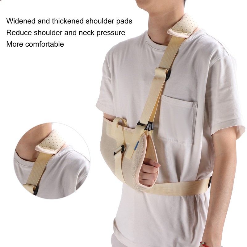 Ober Arm Sling Comfortable Adjustable Shoulder Immobilizer with Waist Strap
