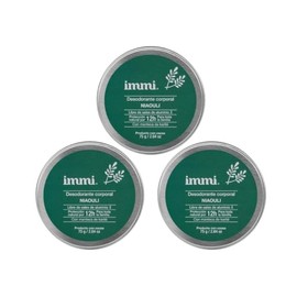 IMMI - Desodorante natural Niaouli (Pack 3 piezas 75 gr)