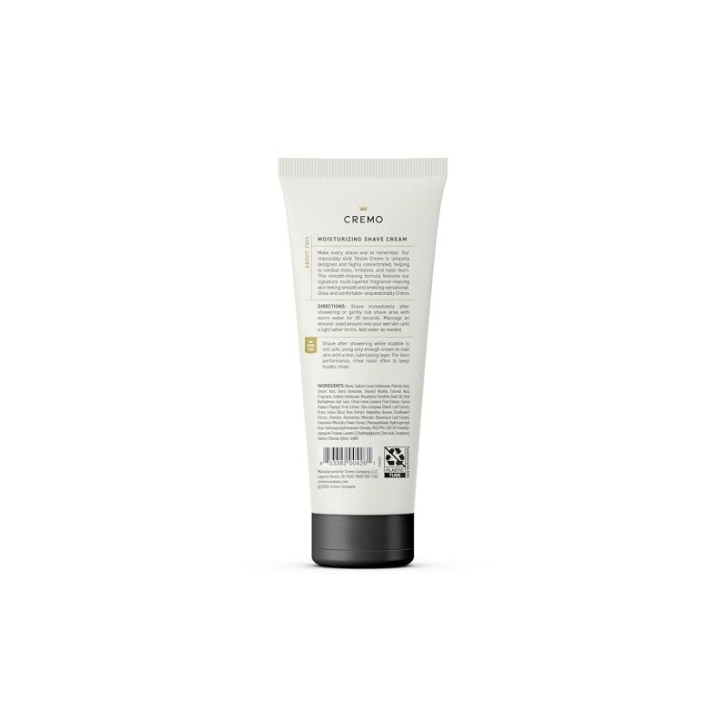Cremo Sandalwood Shave Cream, Astonishingly Superior Smooth Shaving Cream Fights