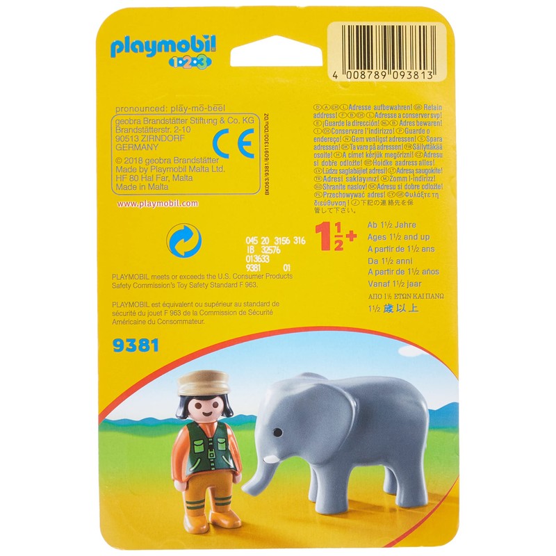 PLAYMOBIL 9381 Tierpflegerin mit Elefant