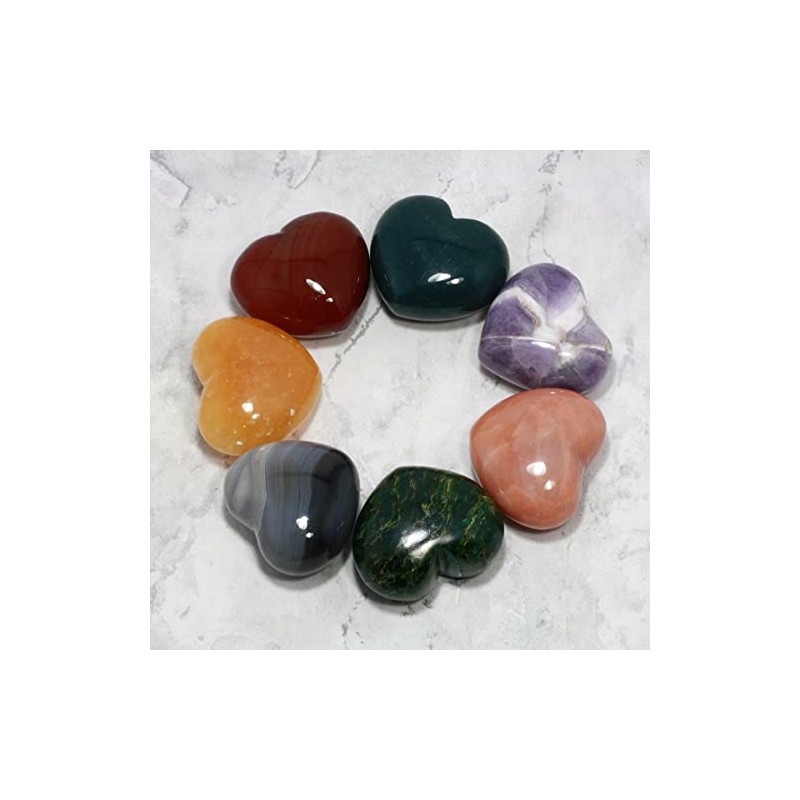 Crystal Heart Red Tiger Eye 4.5cm