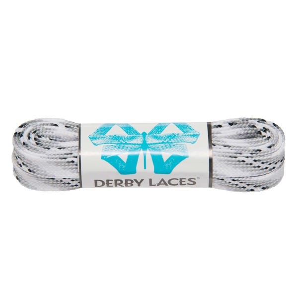 Derby Laces Smoke 60 Inch Waxed Skate Lace for Roller Derby, Hockey and Ice Skates, and Boots